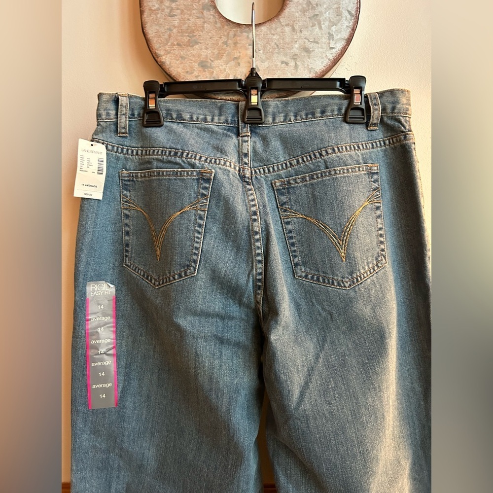 Lane Bryant sz 14 Venezia women’s jeans Rigid Easy Fit, NWT, 100% cotton - Picture 5 of 9